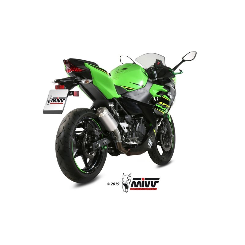 KAWASAKI NINJA 400 2018 - MK3 INOX/ST. STEEL MIVV KAWASAKI NINJA 400 2018 - MK3 INOX/ST. STEEL MIVV